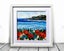 ART painting Landscape Oil New original Ocean Poppy 20x20cm Carousel 11