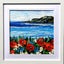 ART painting Landscape Oil New original Ocean Poppy 20x20cm Carousel 12