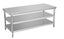Kitchen workbench table stainless steel 3 tier 1500mm L×800mm D×900mm H Carousel 1