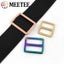 10Pcs Webbing Straps Metal Buckles Slider Tri Glide Ring Buckle Adjuster Bag Carousel 8