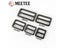 10Pcs Webbing Straps Metal Buckles Slider Tri Glide Ring Buckle Adjuster Bag Carousel 11
