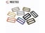 10Pcs Webbing Straps Metal Buckles Slider Tri Glide Ring Buckle Adjuster Bag Carousel 12