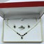SAPPHIRE & DIAMOND RING, EARRINGS & NECKLACE SET - YELLOW GOLD -18 CARAT Carousel 2