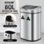 80L Rubbish Bin Waste Can Kitchen Carousel 3