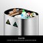 80L Rubbish Bin Waste Can Kitchen Carousel 8