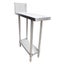 Modular Systems Stainless Steel Kitchen Infill Bench With Splashback WBB-0300R Carousel 1