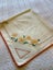 A lovely retro colours hand embroidered Vintage Irish Linen Tablecloth ! Carousel 1