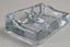 +++ VINTAGE GLASS DOUBLE INKWELL WITH PEN REST - MADE IN ENGLAND +++ Carousel 4