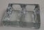 +++ VINTAGE GLASS DOUBLE INKWELL WITH PEN REST - MADE IN ENGLAND +++ Carousel 5
