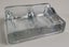 +++ VINTAGE GLASS DOUBLE INKWELL WITH PEN REST - MADE IN ENGLAND +++ Carousel 10