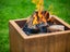 Fire Pit Brazier Bowl - Square Corten Steel 55CM Carousel 3
