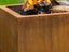 Fire Pit Brazier Bowl - Square Corten Steel 55CM Carousel 4