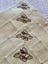 A lovely cutwork & hand embroidered Vintage Linen Tablecloth & 4 serviettes ! Carousel 4