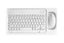 Slim Portable Wireless Bluetooth Keyboard Mouse Combo for Tablet Laptop -White Carousel 3