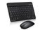Slim Portable Wireless Bluetooth Keyboard Mouse Combo for Tablet Laptop -Black Carousel 9