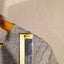 Blue Illusion 100% Linen Light Grey Short Sleeved Blouse Size 2 Large Carousel 5