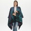 Elosung Ink Painting Elegant Autumn Winter Shawl Artistic Split Design Knit Cloa Carousel 2