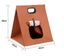 Elosung Khaki Cozy A Frame Felt Pet Teepee Foldable Portable Cat Cave Bed With E Carousel 2