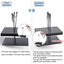 Model Painting Stand with 10 Magnetic Alligator Clips Airbrush Holder Carousel 6