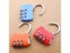 Travel Padlock Anti-theft Backpack Small Padlock Resettable 3 Digit Combination Carousel 6