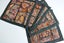 5 x 1950s Vintage Embroidered Ethnic Tapestry Squares Carousel 3