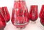 ***FABULOUS RED DECANTER SET WITH STERLING SILVER OVERLAY ITALY*** Carousel 4