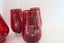 ***FABULOUS RED DECANTER SET WITH STERLING SILVER OVERLAY ITALY*** Carousel 5
