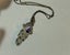 Vintage amethyst peridot & gemstone stg sil mount 925 chain necklace Carousel 3