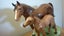 PORCELAIN HORSE ORNAMENT BY PSJ, MOTHER & FOAL Carousel 2