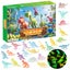 Christmas Halloween Calendar Advent Glow In The Dark Dinos Box Carousel 1