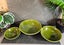 Bob Steiner Ceramicist NZ. Pounamu Green Silver Fern Motif Stackable Bowls. Trio Carousel 2