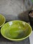 Bob Steiner Ceramicist NZ. Pounamu Green Silver Fern Motif Stackable Bowls. Trio Carousel 8