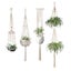 Macrame Plant Pot Hanger 4pcs Set Carousel 1