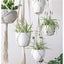 Macrame Plant Pot Hanger 4pcs Set Carousel 6