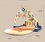 Kids Play Mat 2404-25-130 Carousel 3