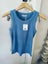Just Jeans - Blue Ribbed Singlet Size XXS (NEW) Carousel 1
