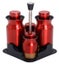 Spice Rack Condiment 4pc O1007H Carousel 1