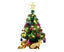 Tabletop Christmas Tree, Artificial Mini Christmas Tree Set with LED Lights, Carousel 1