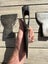 $1 reserve. 3x identical vintage hewing axe / hatchet heads (unmarked). Carousel 12