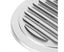 Stainless Steel Flat Round Air Outlet Air Vent Ducting Ventilation Cover Extr Carousel 4