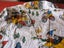 5 BITS AND PIECES OF VINTAGE NODDY FABRIC Carousel 13