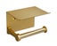 Self Adhesive Toilet Paper Holder with Phone Shelf Wall Mounted Toilet Paper Carousel 1