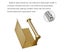 Self Adhesive Toilet Paper Holder with Phone Shelf Wall Mounted Toilet Paper Carousel 3