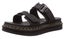 Dr. Martens Womens Chilton Slide Leather Sandal w/ Adjustable Strap-Black Hydro Carousel 4