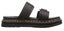 Dr. Martens Womens Chilton Slide Leather Sandal w/ Adjustable Strap-Black Hydro Carousel 5