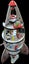 Hape Wooden Rocket Ship Carousel 1
