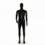 Mannequin - Male Full Body with Head 185cm GLOSSY BLACK METAL BASE Carousel 3