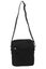 Pierre Cardin Zion Rustic Leather iPad Crossbody Bag Black Carousel 2