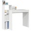 Desk With Shelf White 100 X 40 X 90 Cm Engineered Wood Nlktoa Carousel 2