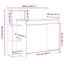 Desk With Shelf White 100 X 40 X 90 Cm Engineered Wood Nlktoa Carousel 3